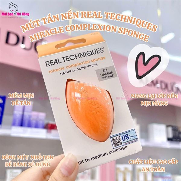 Mút Tán Kem Nền Real Techniques Base Miracle Complexion Sponge