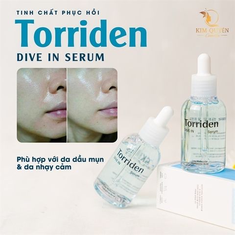 Serum Torriden Dưỡng Ẩm Sâu, Sáng Bóng Da 50ml DIVE-IN Low Molecular Hyaluronic Acid Serum