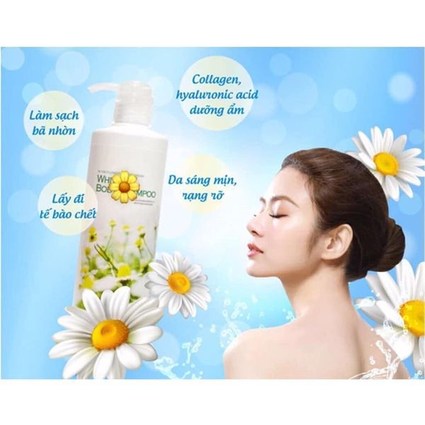 Sữa Tắm Manis White Body Shampoo Hoa Cúc Trắng Da 450ml