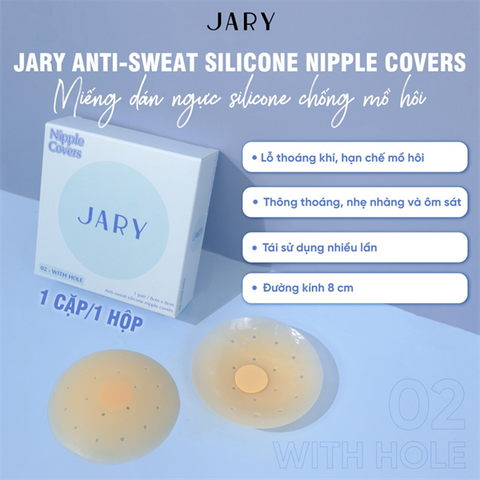 Miếng Dán Ngực Jary Silicone Jary Nipple Cover - 02 Chống Mồ Hôi