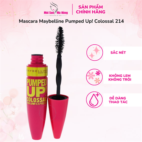Mascara Maybelline Pumped Up! Colossal 214