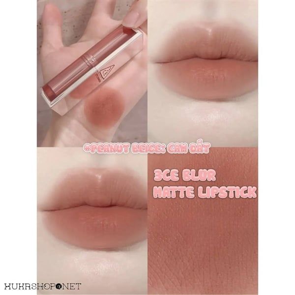 Son Thỏi 3CE Blur Matte Lipstick - #Peanut Beige