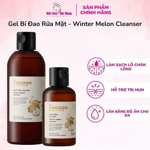Gel bí đao rửa mặt Cocoon giảm dầu & mụn 140ml