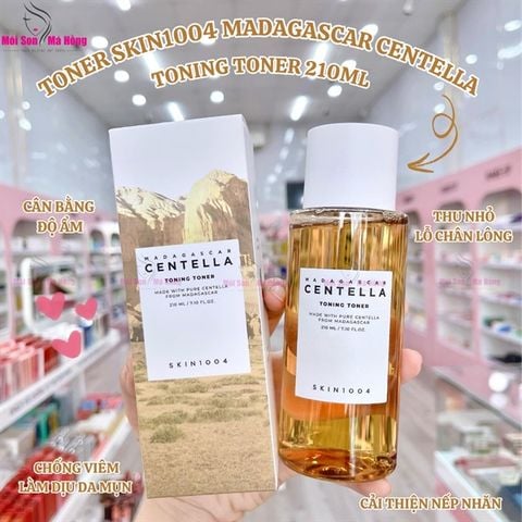 Nước Hoa Hồng Rau Má Skin1004 Madagascar Centella Asiatica Toning 210ml