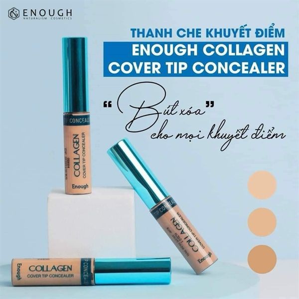 Che Khuyết Điểm Enough Collagen Cover Tip Concealer 01