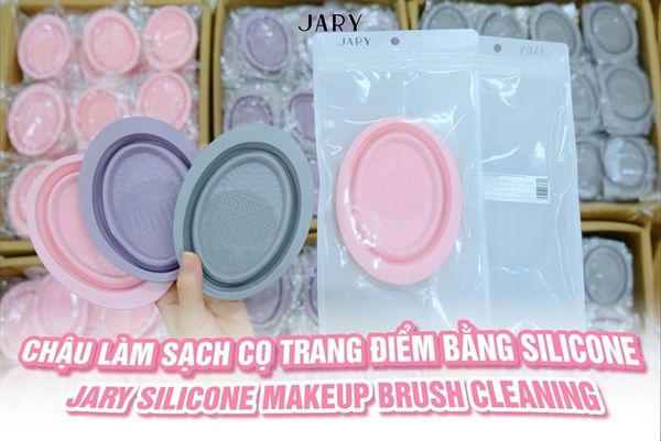 Chậu Làm Sạch Cọ Trang Điểm Jary Silicone Makeup Brush Cleansing Nhiều Màu
