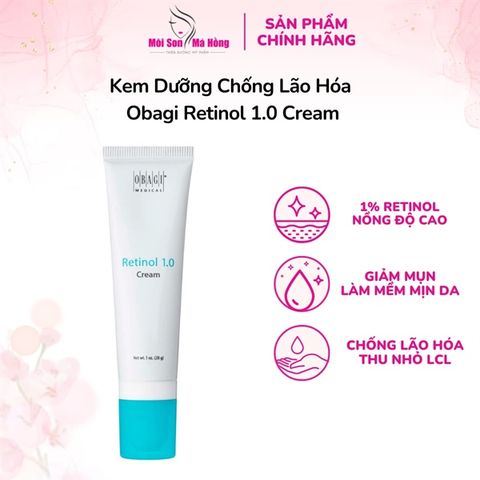 Kem Dưỡng Obagi Retinol 1.0 Ngừa Mụn Chống Lão Hóa 28g