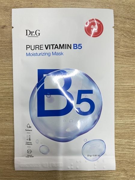 Mặt nạ dưỡng ẩm và làm dịu da nhạy cảm Dr.G Pure Vitamin B5 Moisturizing Mask 23g
