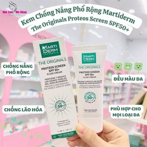 Kem Chống Nắng MartiDerm Phổ Rộng Bảo Vệ Toàn Diện 40ml