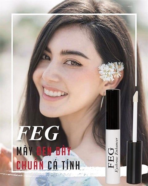 Dưỡng lông mày và mi feg eyebrow enhancer 3ml Mỹ #giúp lông mày đen dài, dày & RẬm
