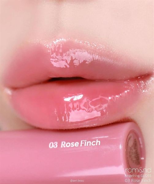[Màu 01-10] Son Bóng Thuần Chay Cho Môi Căng Mọng, Mềm Mịn Romand Glasting Color Gloss 4g