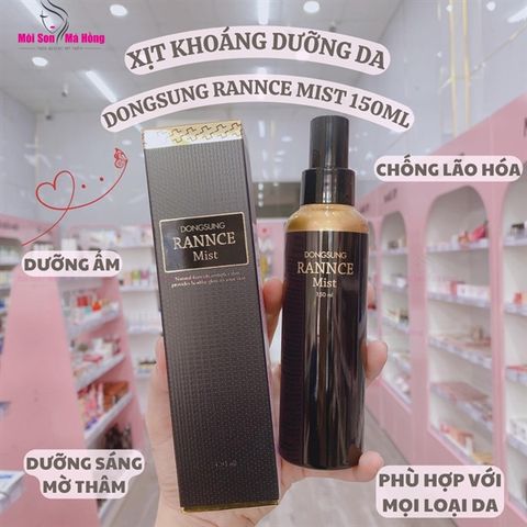 Xịt Khoáng Dưỡng Trắng, Làm Mờ Thâm Nám Dongsung Rannce Mist 150ml