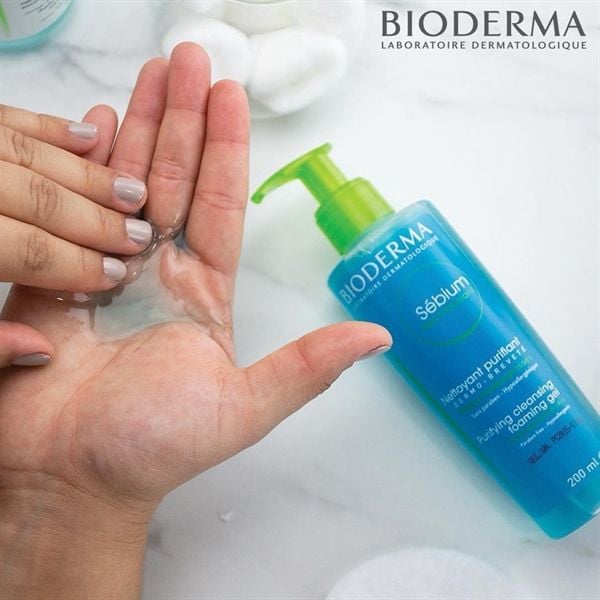 GEL RỬA MẶT BIODERMA SEBIUM GEL MOUSSANT 200ML