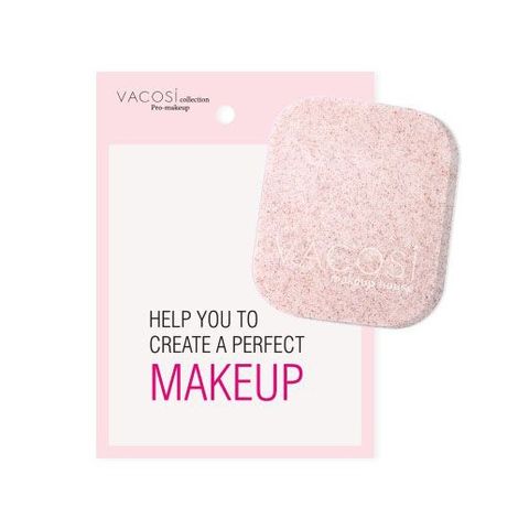 Bông Rửa Mặt Vacosi Bọt Biển Màu Hồng BP26