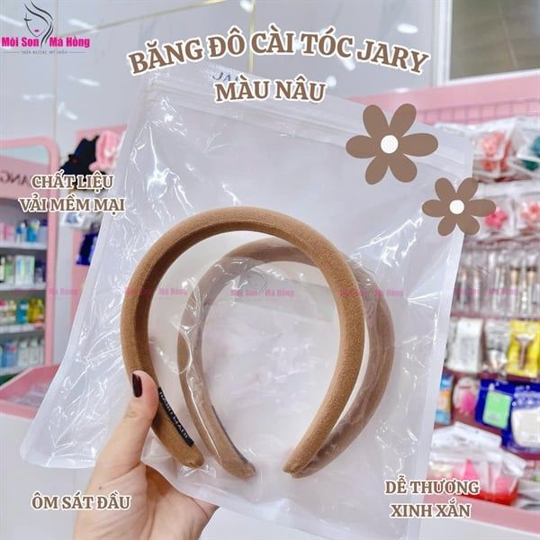 BĂNG ĐÔ CÀI TÓC BẰNG VẢI MÀU BASIC JARY HAIR BAND HB6 HB6.1