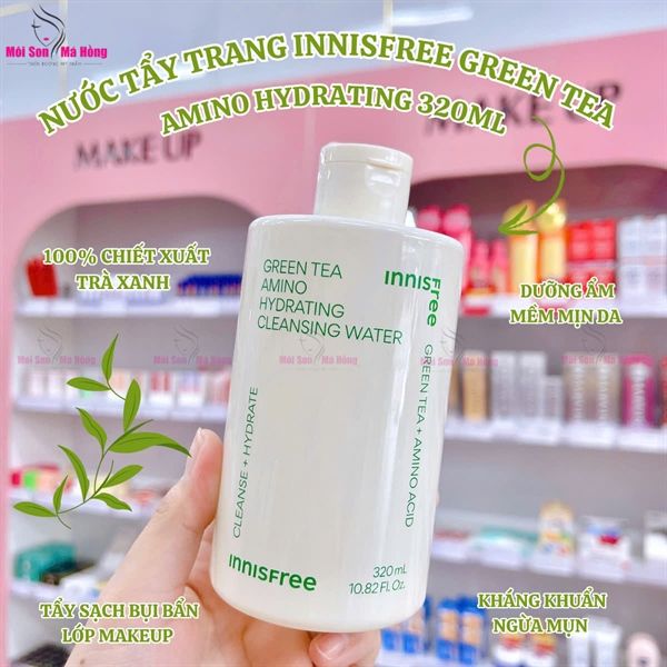 Nước Tẩy Trang Innisfree Green Tea Amino Hydrating 320ml NEW