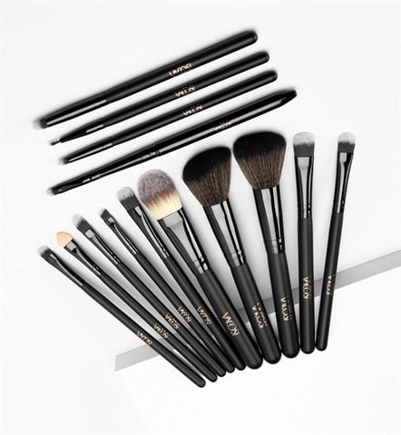 Bộ Cọ Cá Nhân 14 Cây Kèm Bóp Da Cam Vacosi Mars Mission Brush Set - BC36