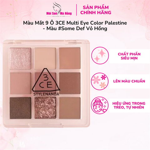 Bảng mắt 9 ô 3CE Multi Eye Color Palette - #Some Def
