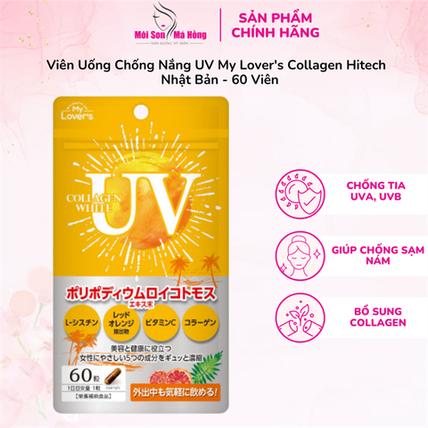 Viên Uống Chống Nắng My Lover's Collagen White 60 vien