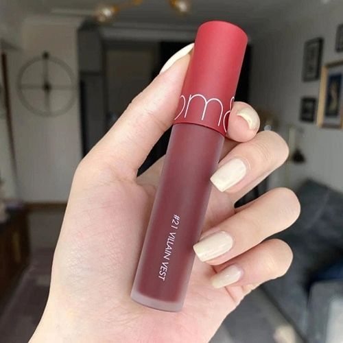 Son kem lì Romand Zero Velvet Tint 21 Villain Vest 5.5g - Màu Đỏ Mận Trầm