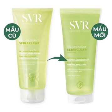 Gel Rửa Mặt SVR Không Chứa Xà Phòng Cho Da Dầu 200ml