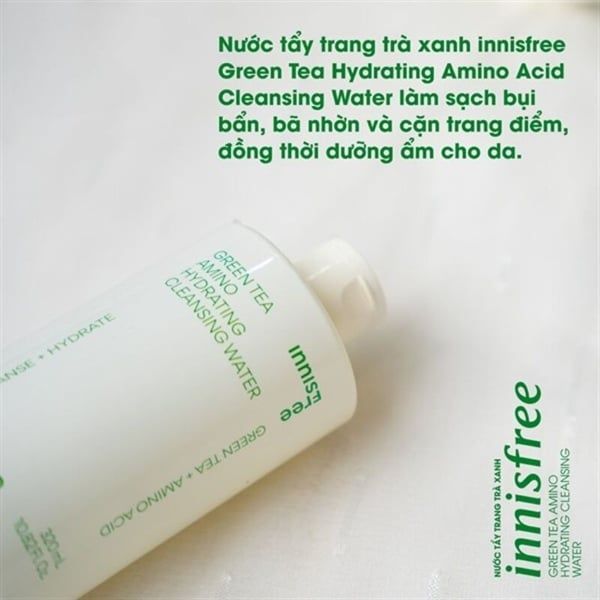 Nước Tẩy Trang Innisfree Green Tea Amino Hydrating 320ml NEW