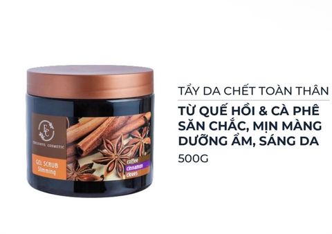 Tẩy Da Chết Toàn Thân Exclusive Cosmetic Quế Hồi Cafe 500g