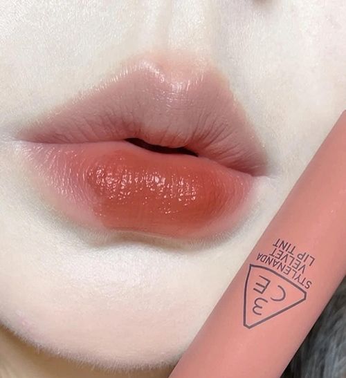 Son kem lì 3CE Velvet Lip Tint Walk N Talk 4g- Màu Nâu Đào