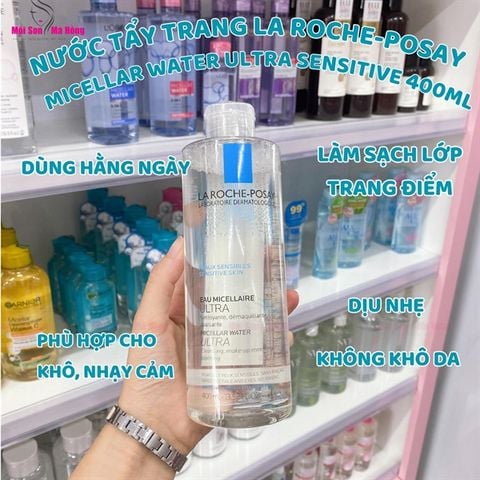 (CÔNG TY) Nước Tẩy Trang La Roche-Posay Micellar Water Ultra Sensitive Skin Dành Cho Da Thường Da Nhạy Cảm 400ml