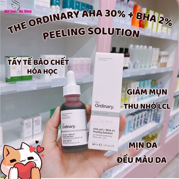 Serum The Ordinary AHA 30% + BHA 2% Peeling Solution 30ml