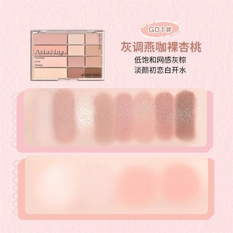 Phấn mắt má Gogo Tales 12 ô G01