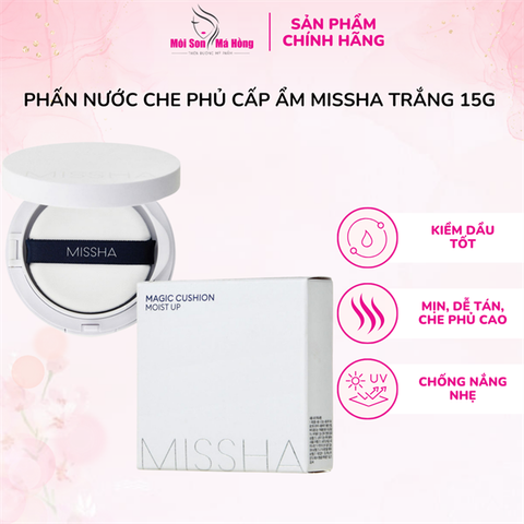 Phấn Nước Dưỡng Ẩm Missha Magic Cushion Moist Up SPF50+ PA+++ 21