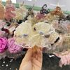 Kẹp cào ren nơ đính đá