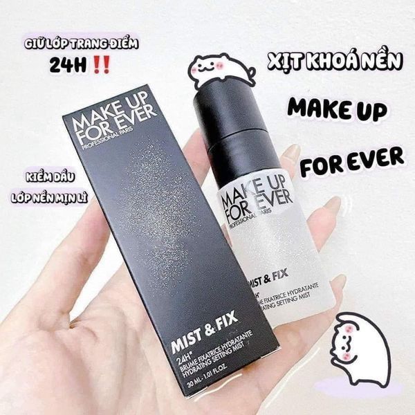 Xịt Khoá Nền Make Up For Ever Mist & Fix 24h Setting Spray 30ml