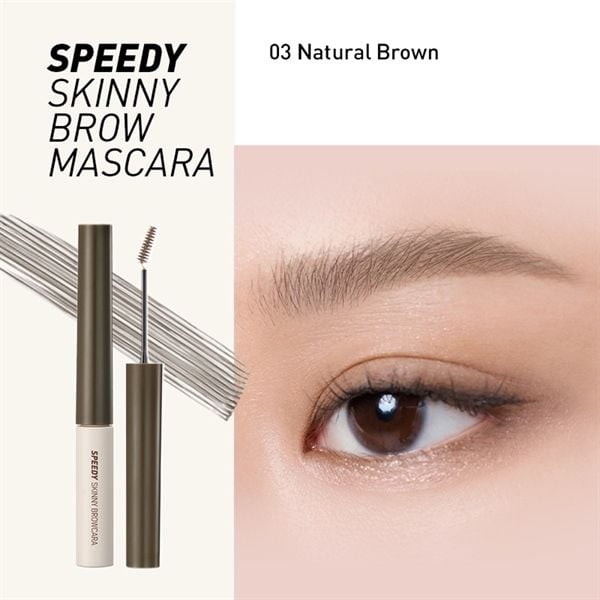 Mascara Lông Mày Peripera Speedy Skinny Browcara 3g