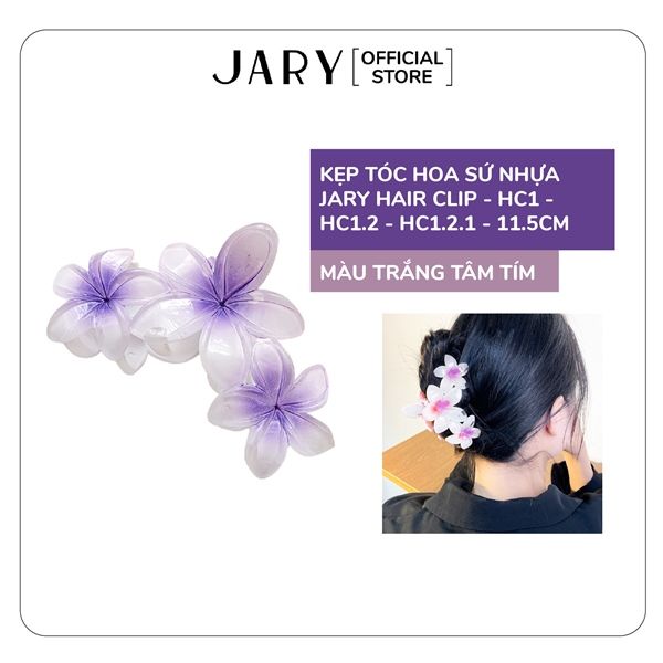 KẸP TÓC HOA SỨ NHỰA JARY HAIR CLIP HC1 HC1.2