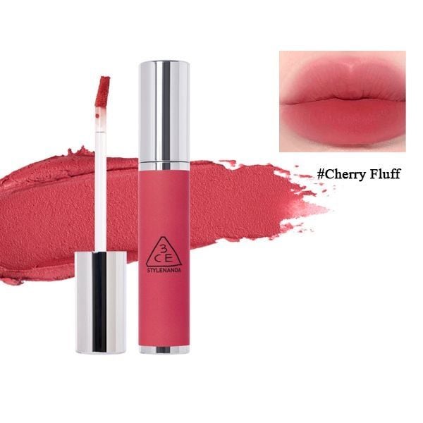 Son kem lì 3CE Hazy Lip Clay - Cherry Fluff