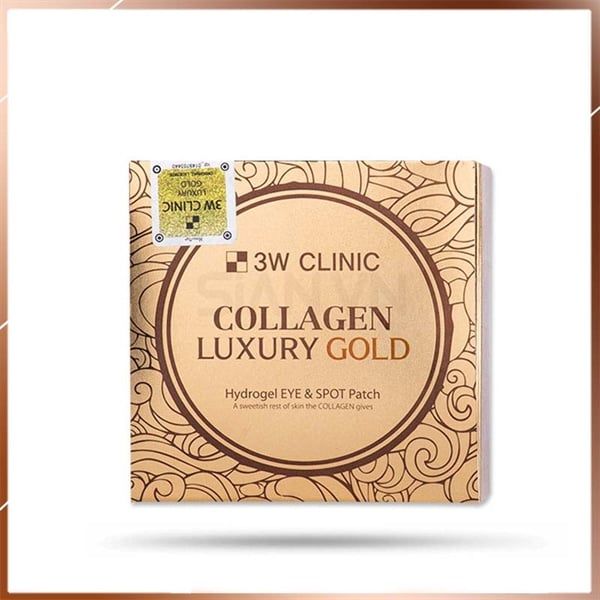 Mặt nạ trị thâm và dưỡng da vùng mắt 3W Clinic Collagen Luxury Gold 90g
