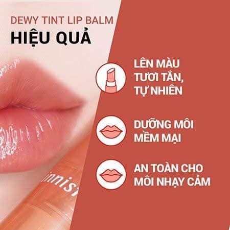 Son Dưỡng Có Màu Innisfree Dewy Tint Lip Balm 3.2g #4 Rose Brick