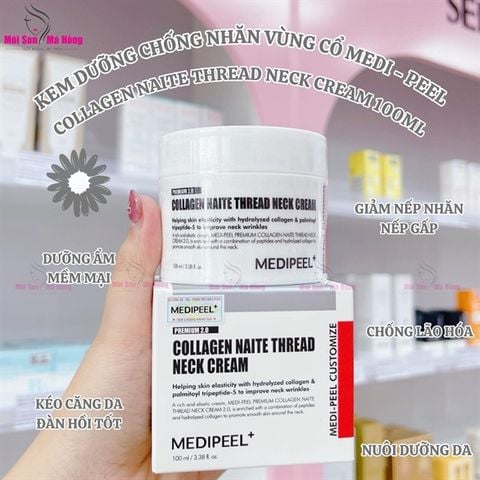 Kem Dưỡng Chống Lão Hóa Vùng Cổ Medi Peel Naite Thread Neck Cream 100ML