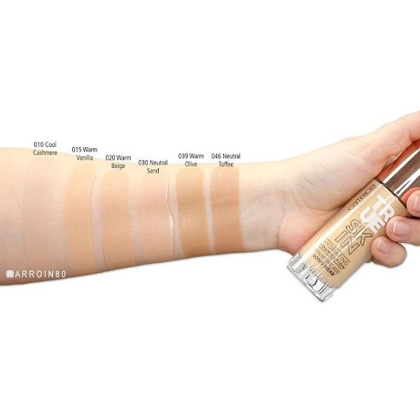 Kem Nền Catrice True Skin Hydrating Foundation #020 Warm Beige 30ML