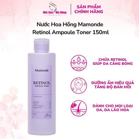 Nước Dưỡng Mamonde Retinol Ampoule Toner 150ml