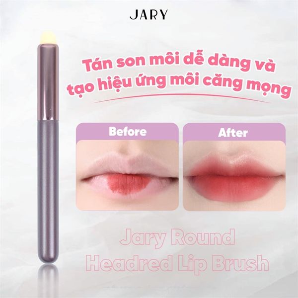 CỌ TÁN SON MÔI ĐẦU TRÒN LÙN JARY ROUND HEADRED LIP BRUSH