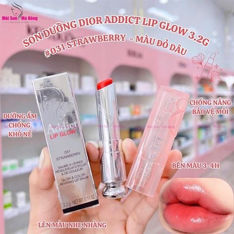 Fullbox Son Dưỡng Dior Addict Lip Glow 031