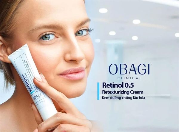 (CÔNG TY) Kem Dưỡng Chống Lão Hóa Obagi Clinical Retinol 0.5/ 1.0 Retexturizing Cream 28g
