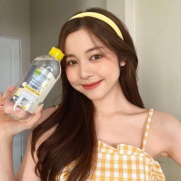 Nước Tẩy Trang Garnier Vitamin C Làm Sáng Da 400ml VANG