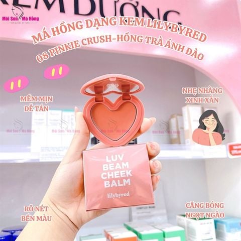 Má Hồng Dạng Kem Lilybyred Luv Beam Cheek Balm 3.5g #08
