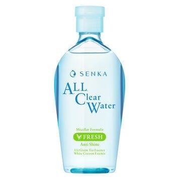 Nước Tẩy Trang Senka Ngừa Mụn, Kiểm Soát Nhờn 230ml All Clear Water Micellar Formula Fresh Anti Shine