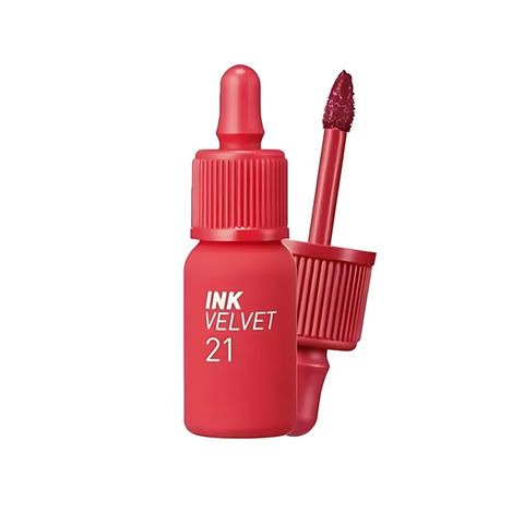 PERIPERA Son Kem Peripera Ink Velvet - 21 Vitality Coral Red - đỏ san hô