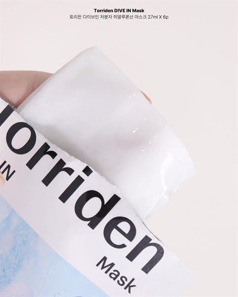 Mặt Nạ Giấy Hỗ Trợ Dưỡng Ẩm và Làm Dịu Da Torriden Dive In Hyaluronic Acid Mask 27ML